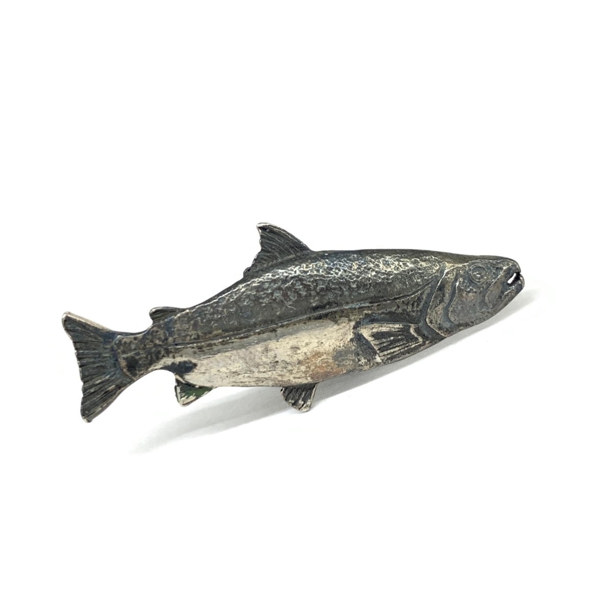 ◆シルバーアクセサリー SVカフス ヴィンテージ 魚 鮭 ◆シルバーカラー メンズ フォーマル ネクタイ アクセサリー_画像5
