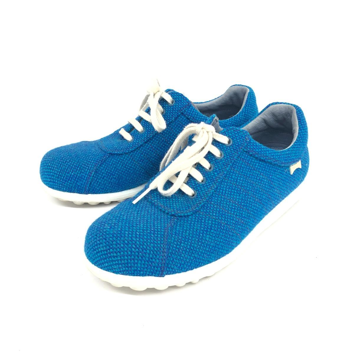 beautiful goods *CAMPER Camper ×to&ether sneakers 41* blue tweed men's shoes shoes sneakers