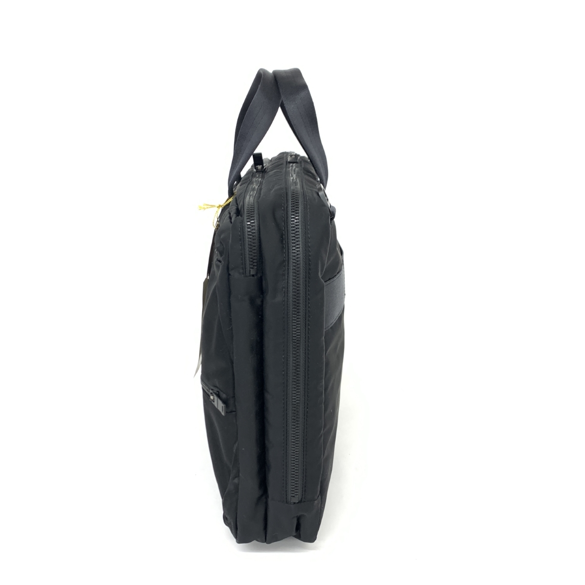 未使用品◆PORTER ポーター ビジネスバッグ◆ ブラック ナイロンツイル 2室 メンズ DRY SUMMIT加工 2WAY ブリーフケース bag 書類鞄 A4の画像2