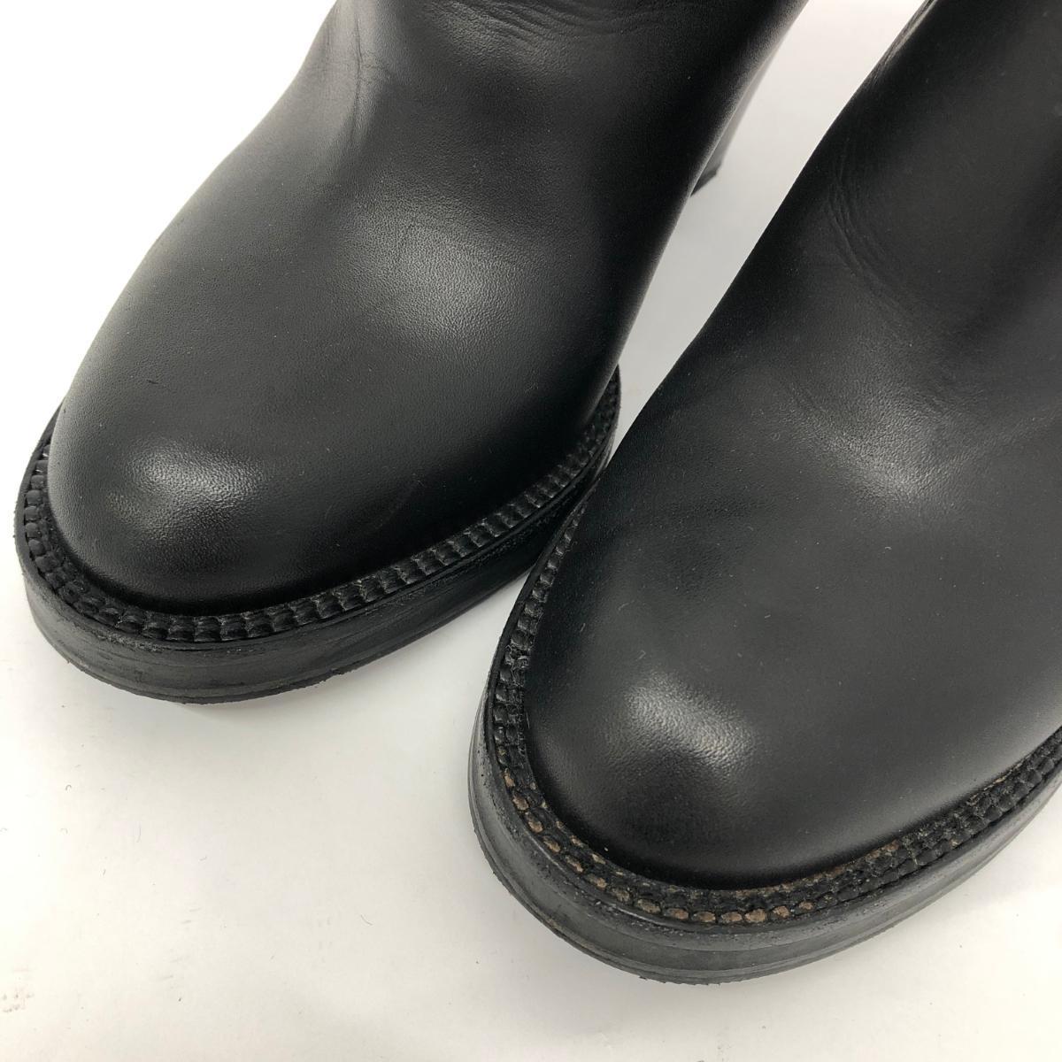 ◆acne studios アクネストゥディオズ ショート ブーツ 36◆ ブラック レディース 靴 シューズ ブーティー boots レザー ブラック_画像5