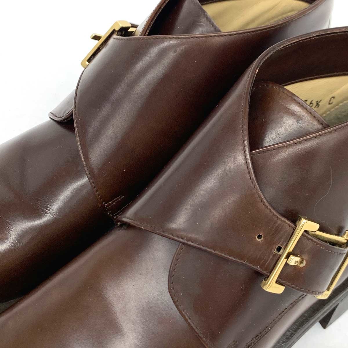 新品同様◆GUCCI グッチ チャッカブーツ ◆ ブラウン レザー レディース イタリア製 靴 シューズ ブーティー boots_画像9