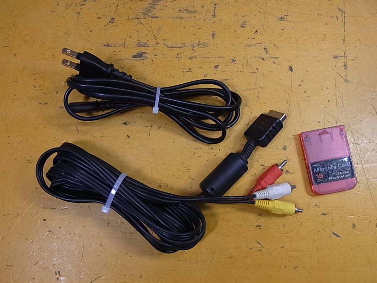 *Cb/361* Sony SONY* PlayStation PlayStation body * power supply cable / connection cable / controller / memory card attaching *SCPH-7500* operation OK