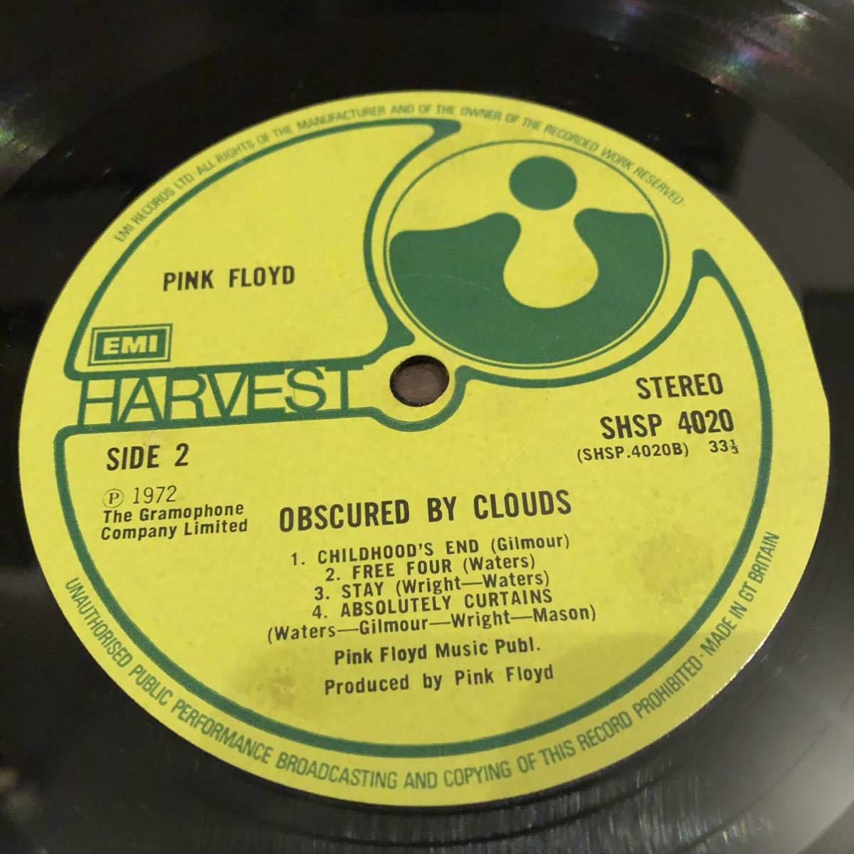 ［UK盤 2nd Press］PINK FLOYD / Obscured by Clouds_画像3