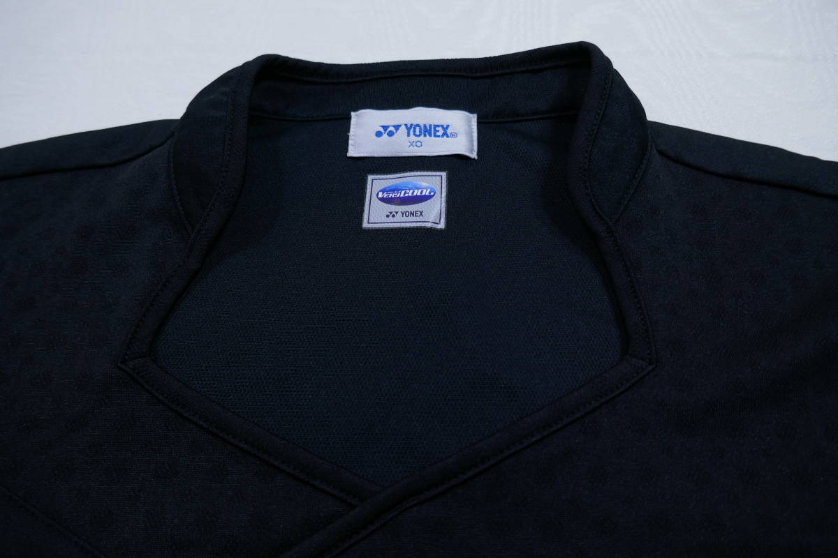 美品　レディース　ヨネックス ベリークール　半袖ゲームシャツ　サイズXO　ブラック 黒_画像3