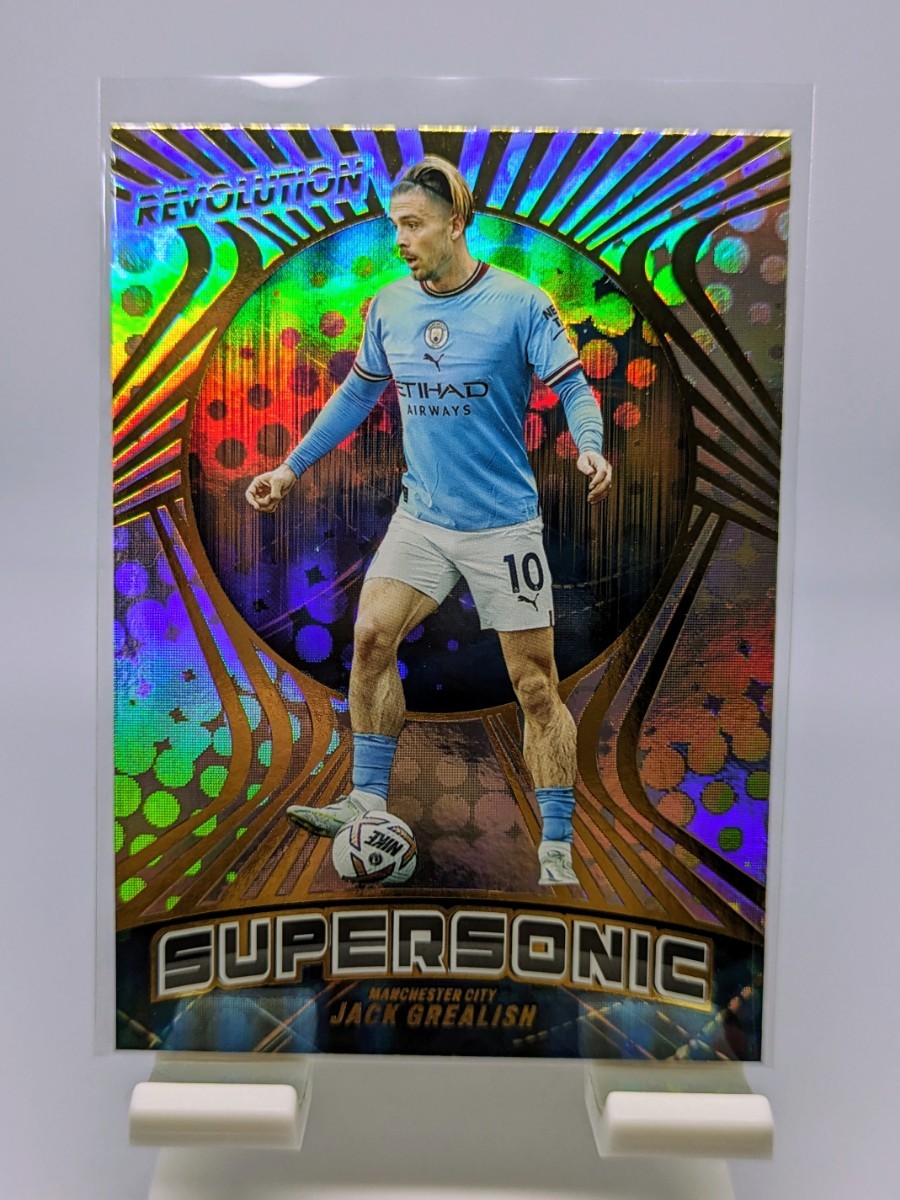 【1円スタート】2022-23 Panini Revolution EPL - JACK GREALISH Supersonic Silver / MANCHESTER CITY グリーリッシュ_画像1