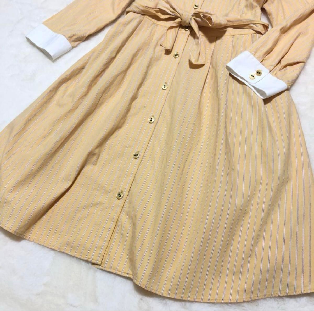 BURBERRY バーバリーブルーレーベル ストライプ シャツ BURBERRY バーバリーブルーレーベル ストライプ シャツ