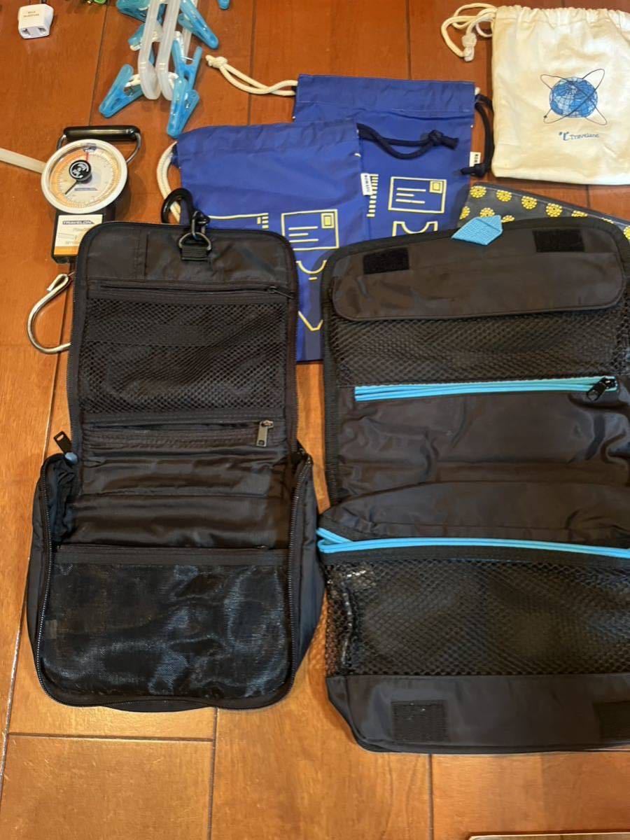 お得 海外旅行必需品セット スーツケース重量計、変圧器、ハンガー、洗濯掛け、洗面バッグなどの画像8