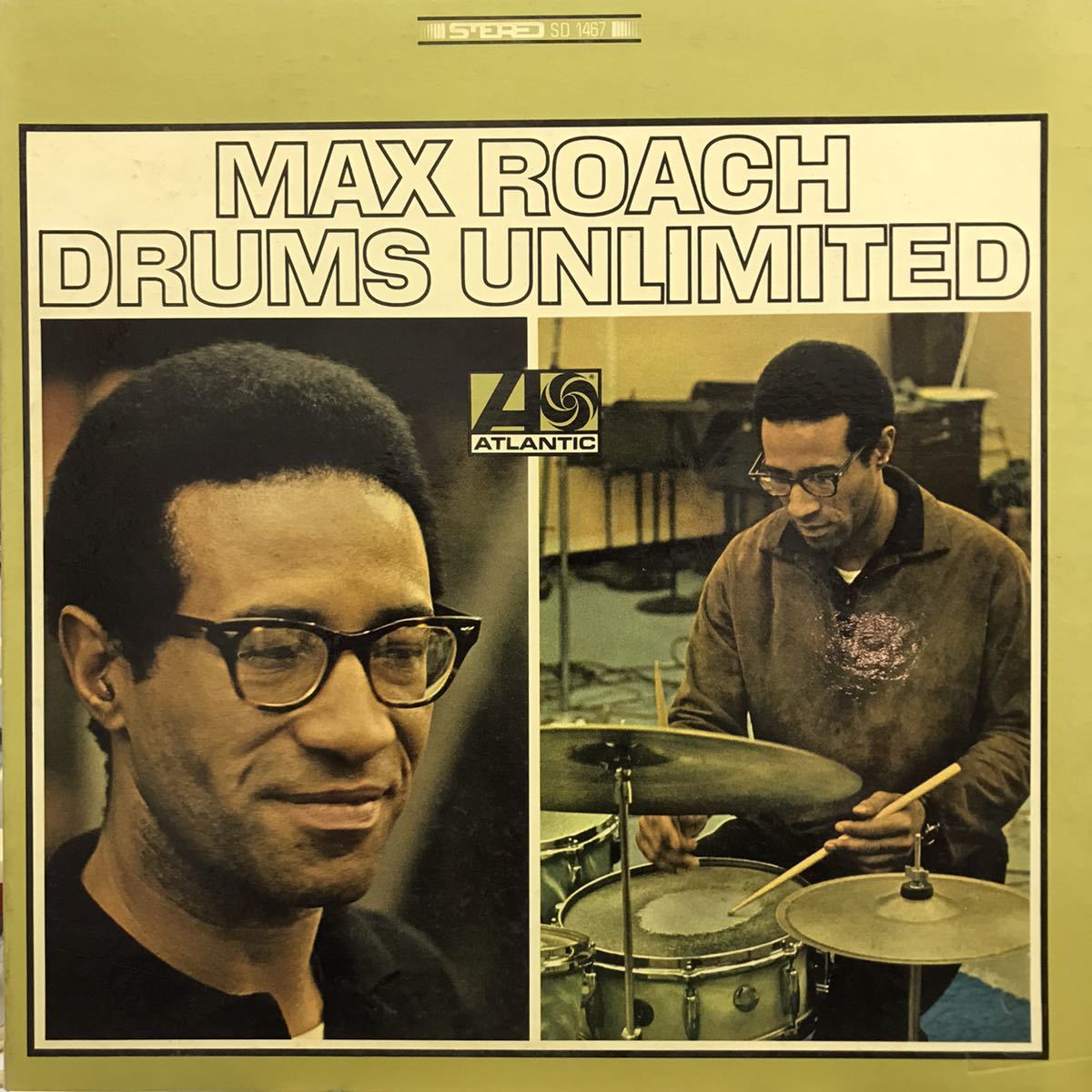 即決 LP US青緑ラベル Max Roach / Drums Unlimited / Sd1467 / 限りなきドラム_画像3