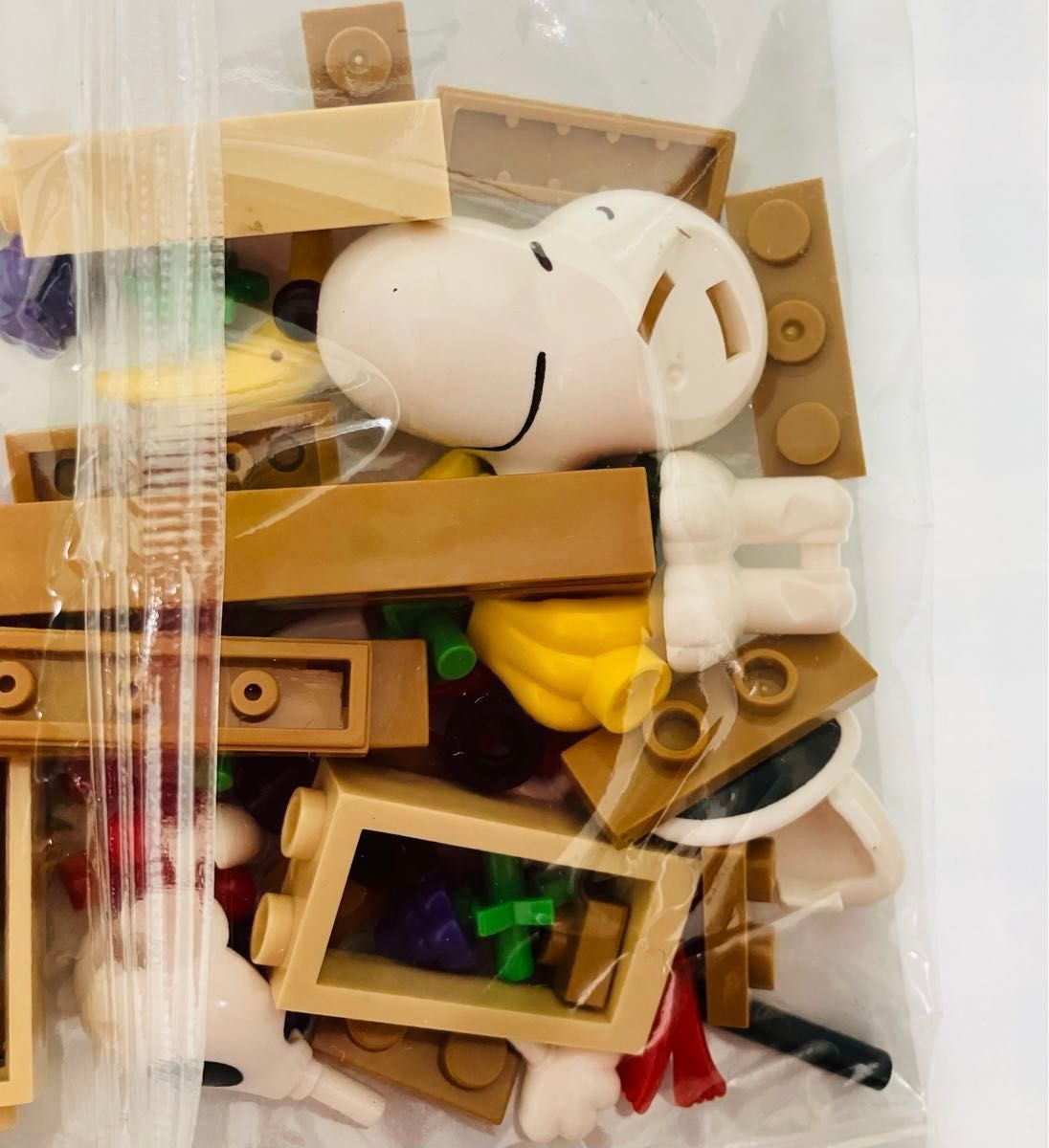 PEANUTS スヌーピーブロック　スーパーマーケットシリーズ　フルーツスタンド　八百屋　海外限定品　　　LEGO互換