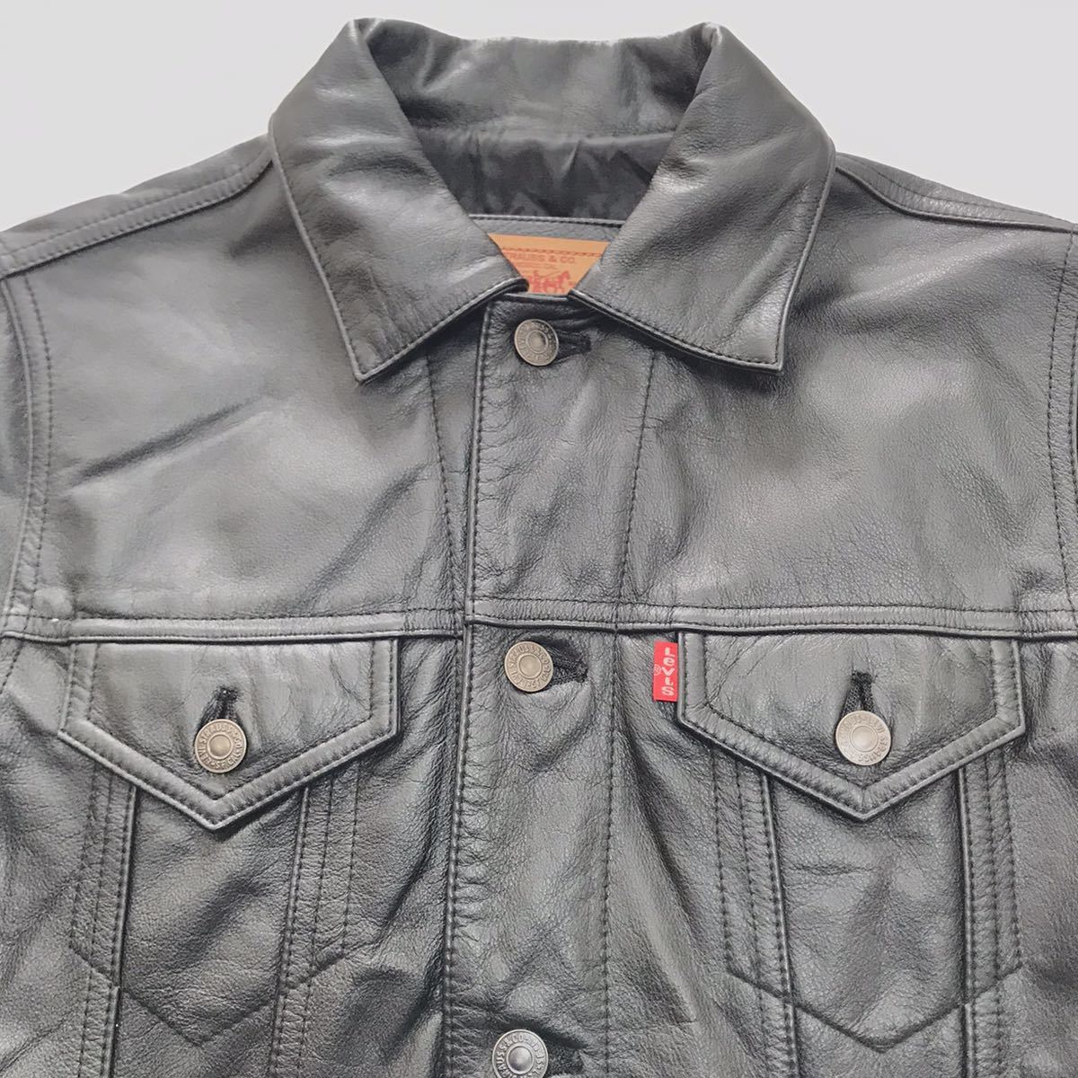 希少 Levi'sリーバイス オールレザージャケットMブルゾン黒 希少 Levi'sリーバイス オールレザージャケットMブルゾン黒