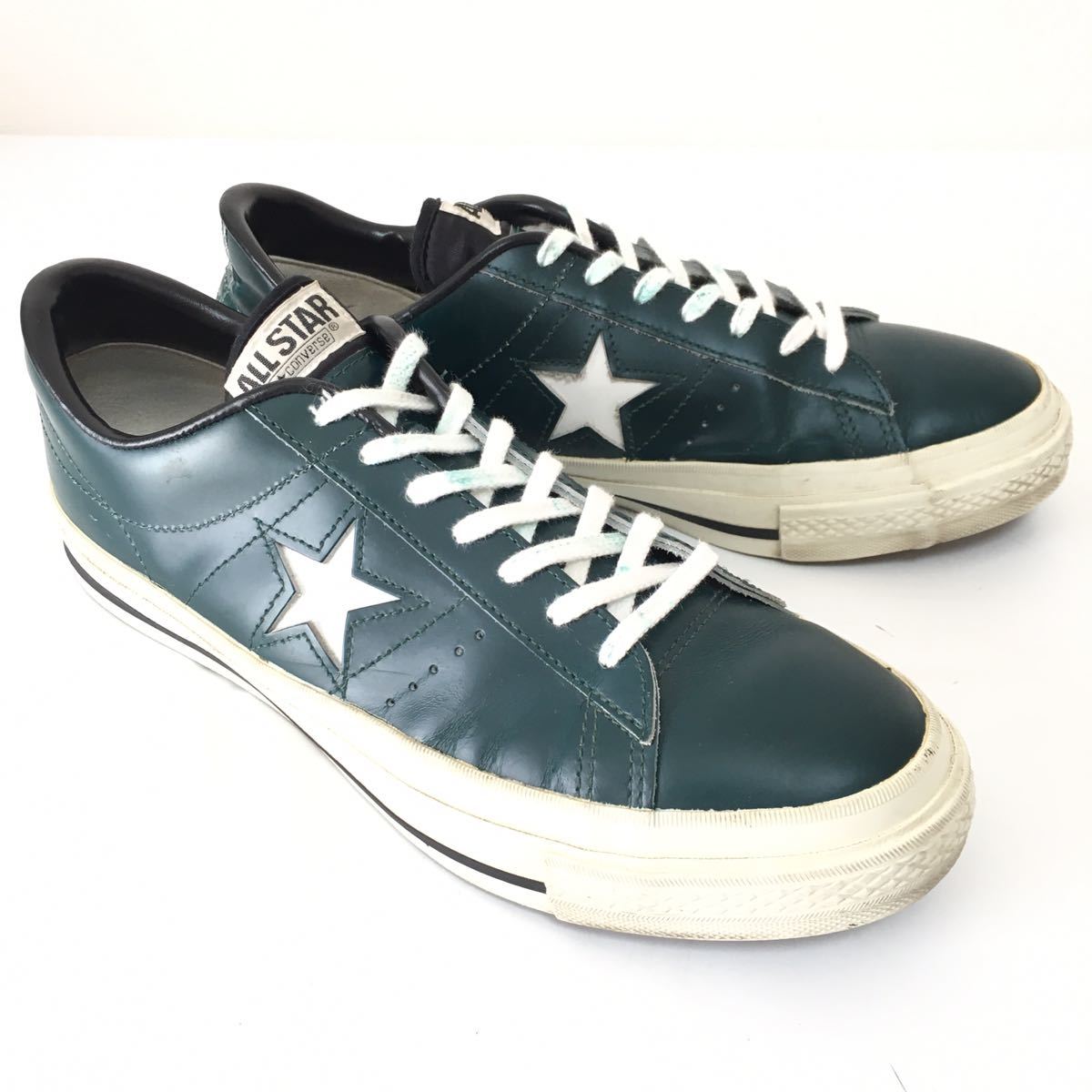 希少 CONVERSE コンバース ワンスターレザースニーカー27 5cm 希少 CONVERSE コンバース ワンスターレザースニーカー27 5cm