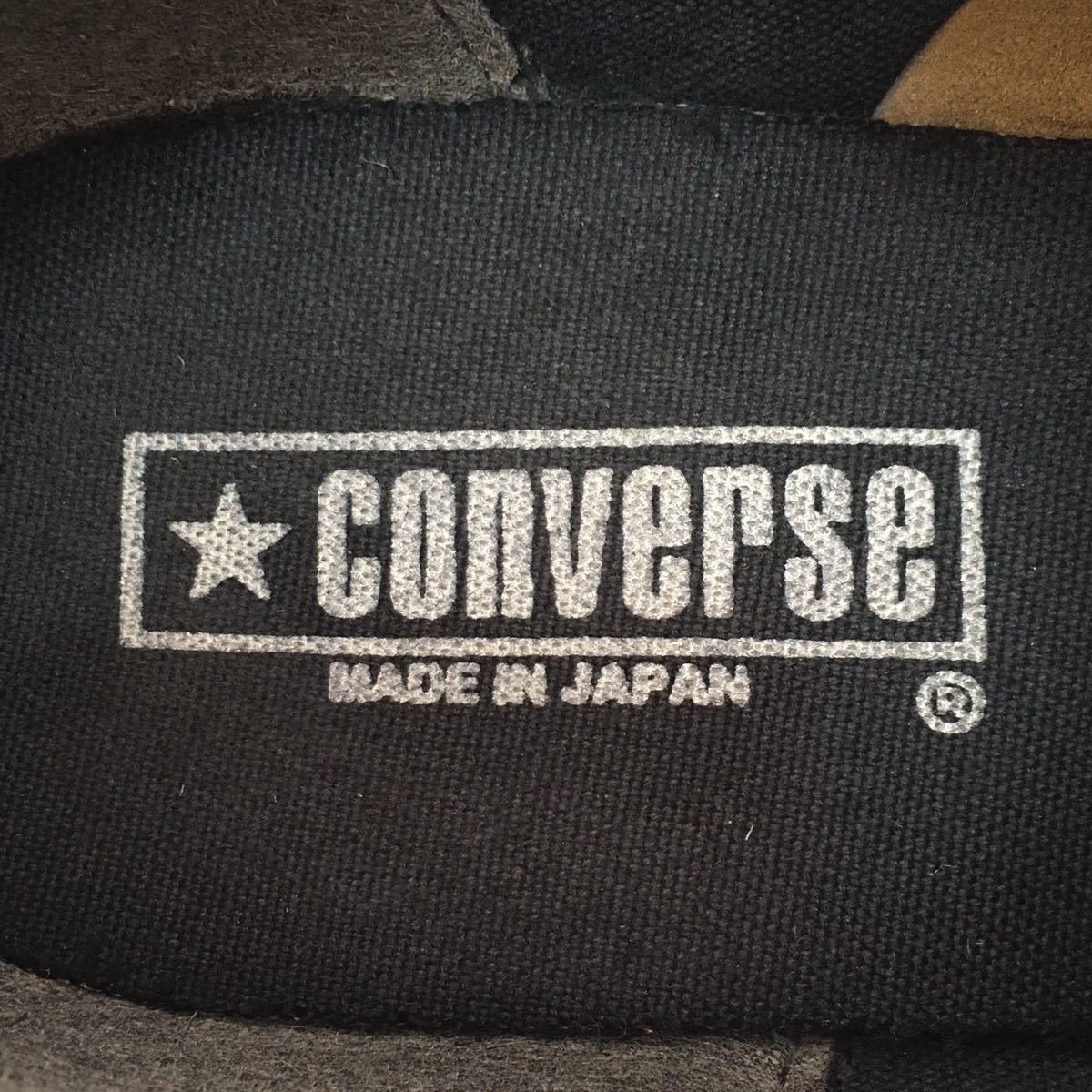 希少！CONVERSE コンバース☆ワンスターレザースニーカー26cmブラウン本革one starメンズ日本製ヴィンテージ廃盤本革シューズ人気カラーの画像10