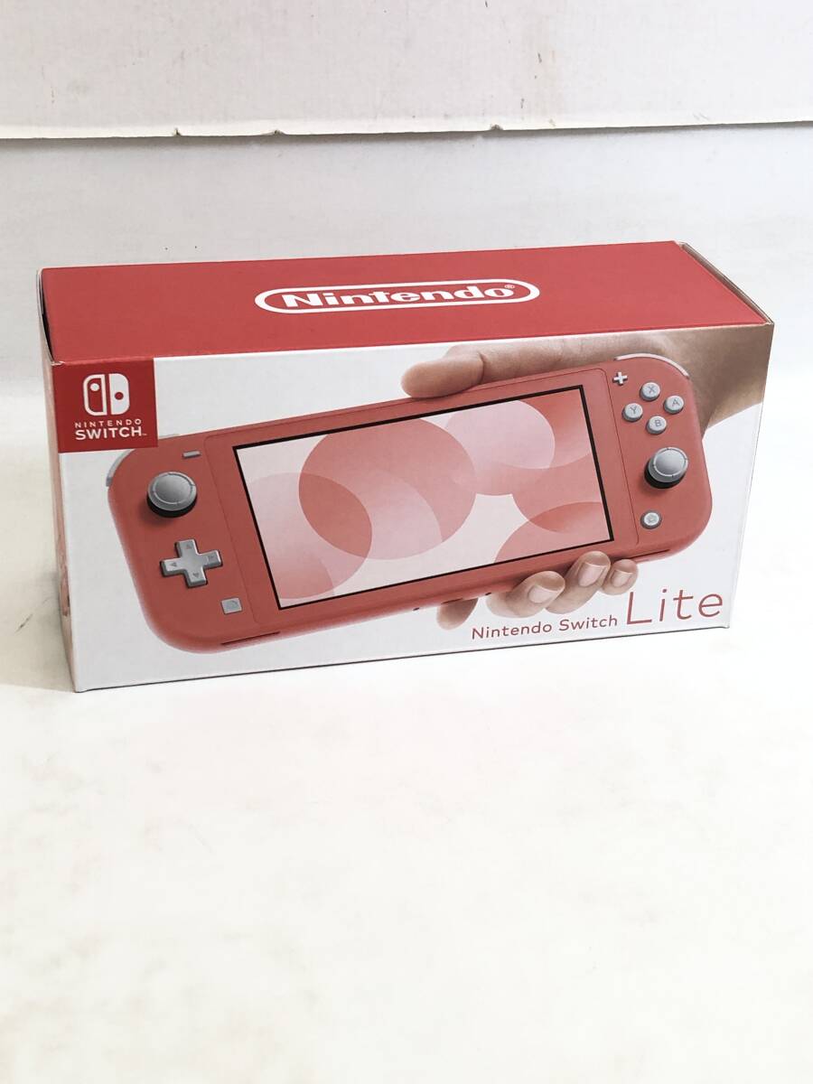 GH240219-01O/ 未使用 Nintendo Switch Lite ニンテンドースイッチ ライト コーラル 本体 任天堂_画像1