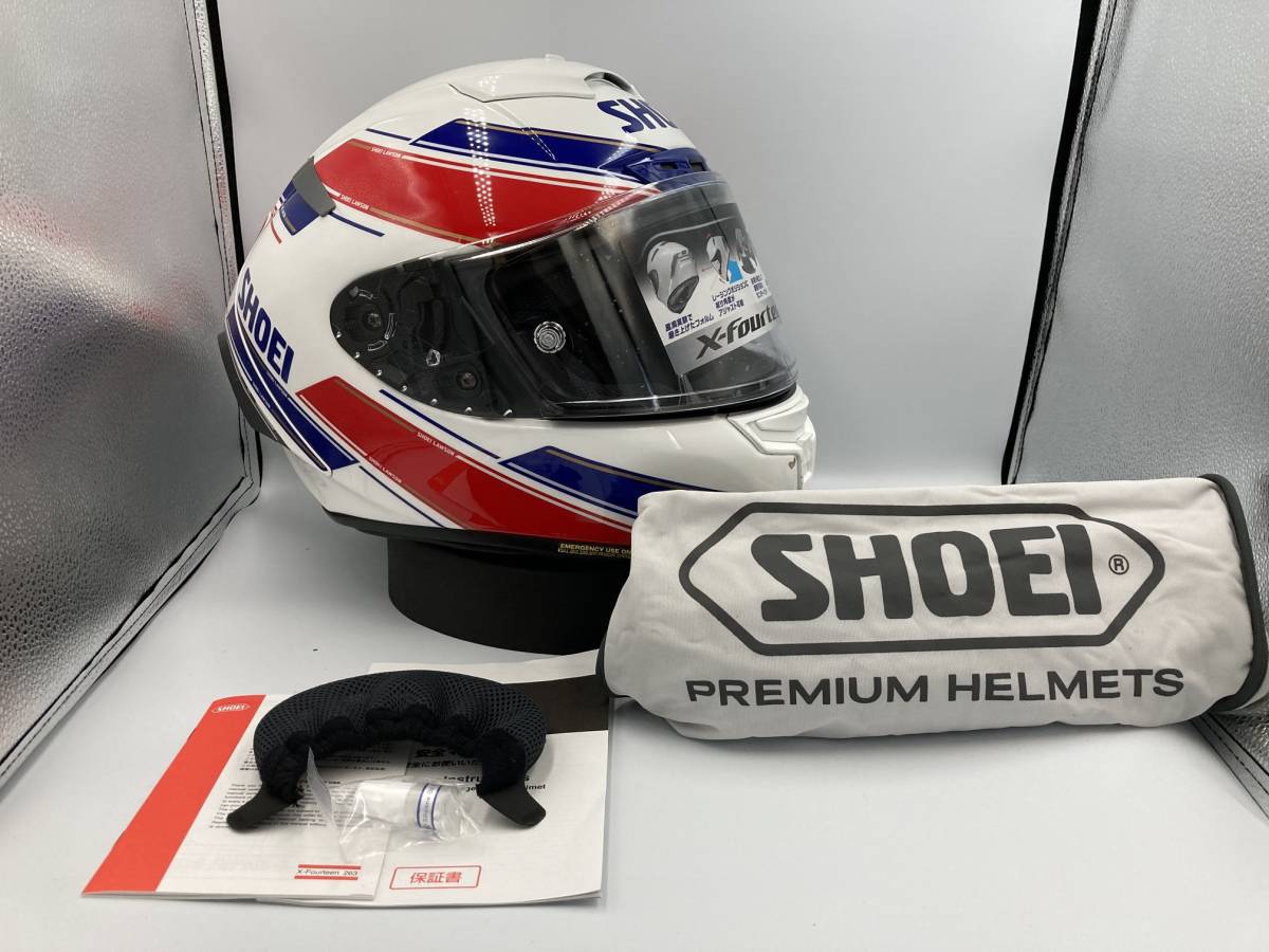 SHOEI ショウエイ X-Fourteen エックス フォーティーン X14 X-14 LAWSON ローソン フェイス ヘルメット Lサイズ 限定品!! 程度良好!!_画像1