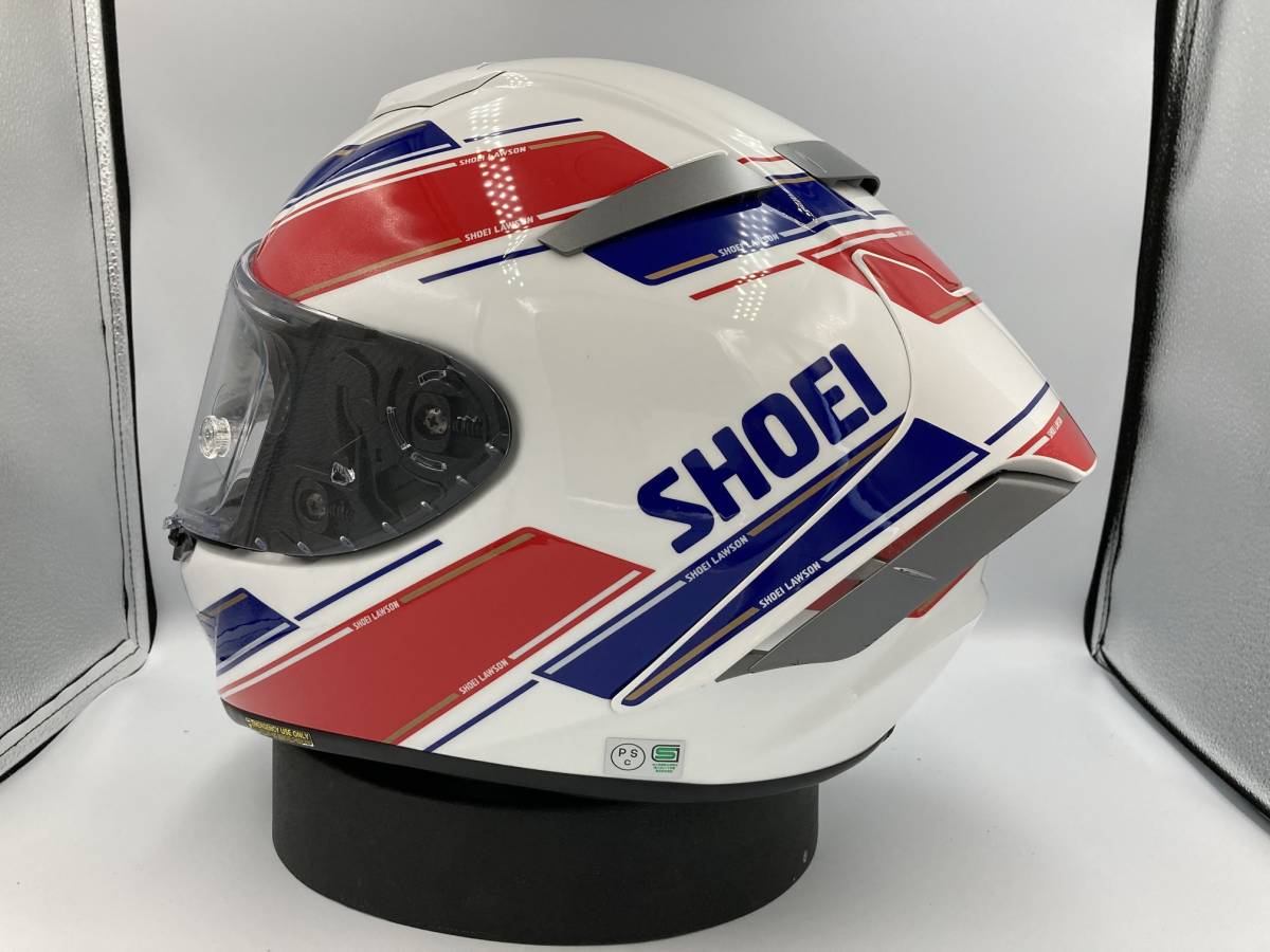 SHOEI ショウエイ X-Fourteen エックス フォーティーン X14 X-14 LAWSON ローソン フェイス ヘルメット Lサイズ 限定品!! 程度良好!!_画像5