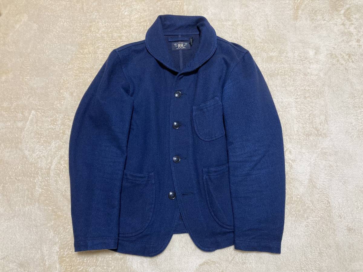 RRL ラルフローレン ダブルRL XS S インディゴ ウール ヘチマ襟 カバーオール ヴィンテージ VINTAGE 古着 Ralph Lauren アウター 格安