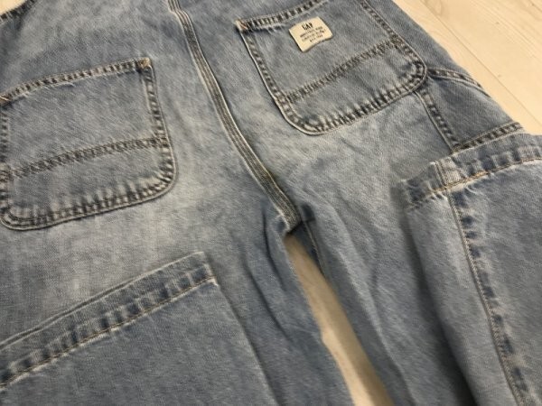 GAP DENIM ギャップ デニム レディース オーバーオール サロペットパンツ 小さいサイズ XXS 青 綿_画像3