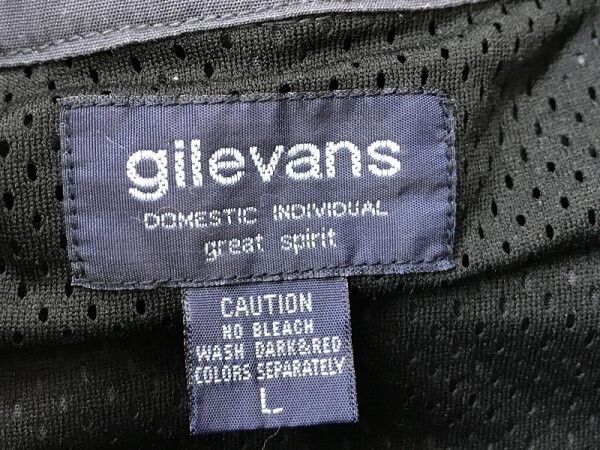 gilevans メンズ 裏メッシュ ブルゾン ジャケット L 紺の画像2