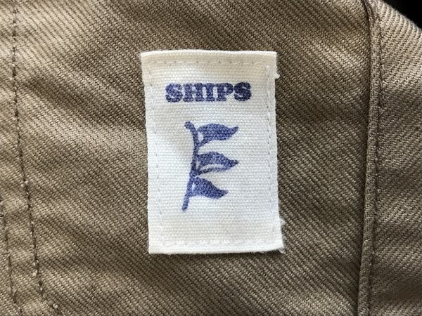 SHIPS シップス メンズ ポケット付き 一重仕立て ジャケット キャメル_画像2