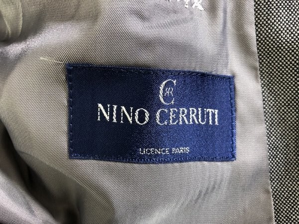 NINO CERRUTI メンズ 背抜き ウール スーツ 上下セットアップ C96W 92T 165 グレーの画像2