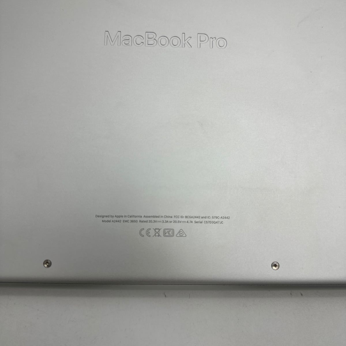 MacBook Pro Apple A2442 シルバー 14インチ　動作良好　美品　本体　2021_画像9