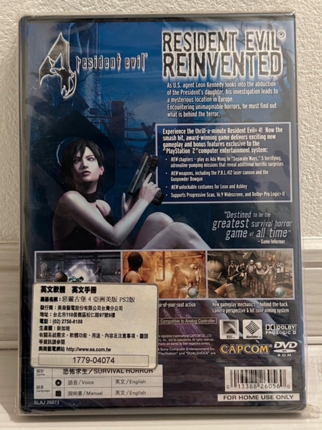 〔新品/極レア〕PS2 Resident Evil 4 の画像2