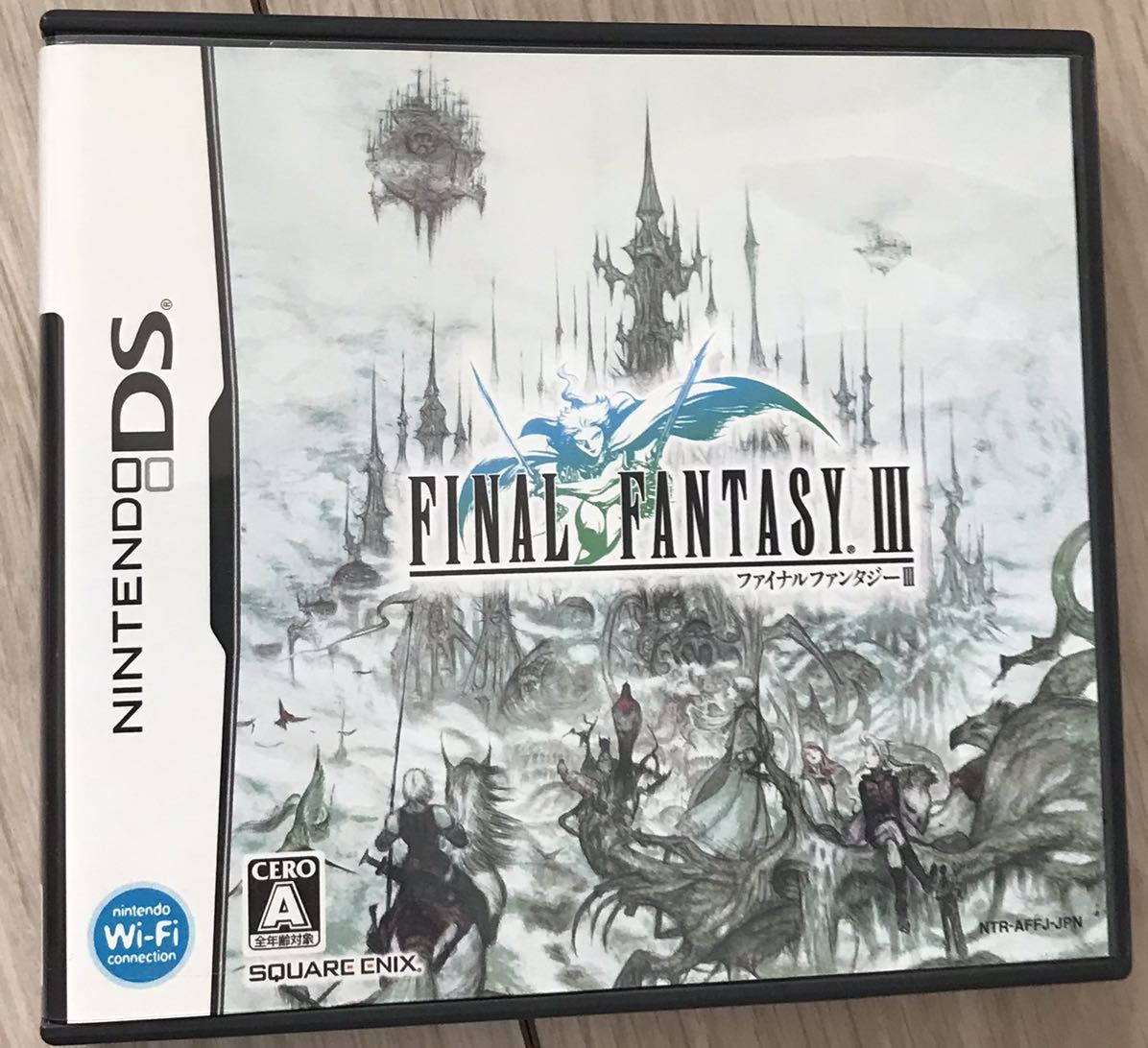 【動作確認済】　ファイナルファンタジー3 任天堂DSソフト　ファイナルファンタジーIII ニンテンドーDS 任天堂　Nintendo ff3