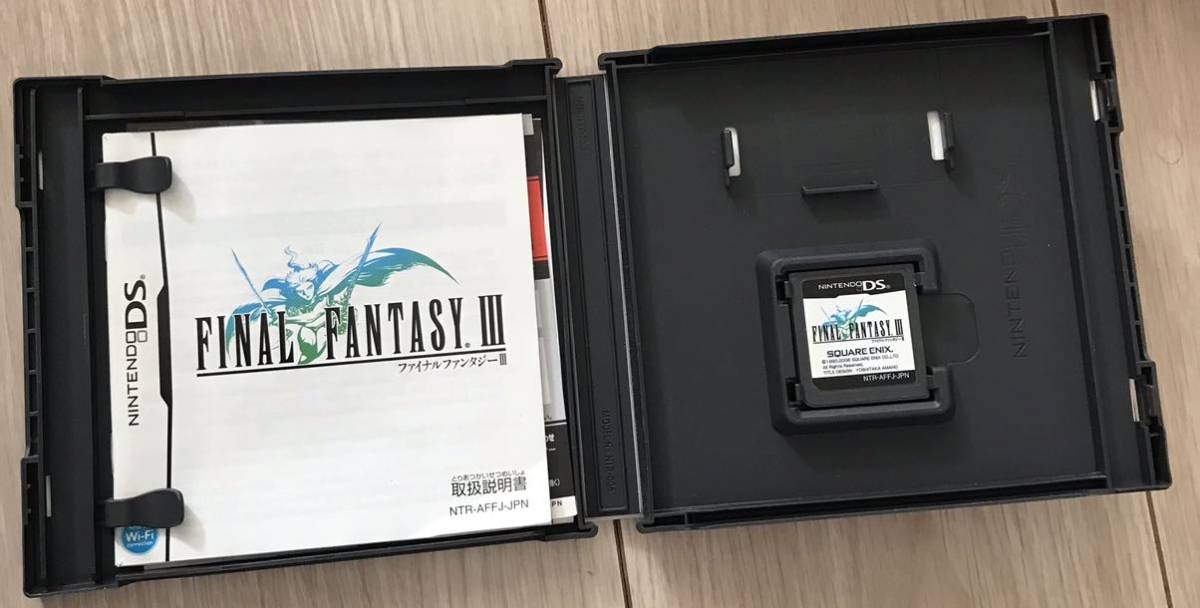 【動作確認済】　ファイナルファンタジー3 任天堂DSソフト　ファイナルファンタジーIII ニンテンドーDS 任天堂　Nintendo ff3