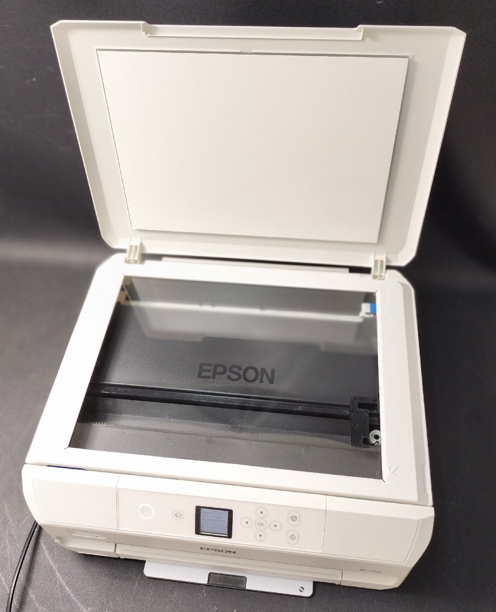 □通電確認済み EPSON エプソン カラリオ インクジェット複合機 EP-710A 2018年製 プリンター 印刷機□埼玉戸田店_画像3