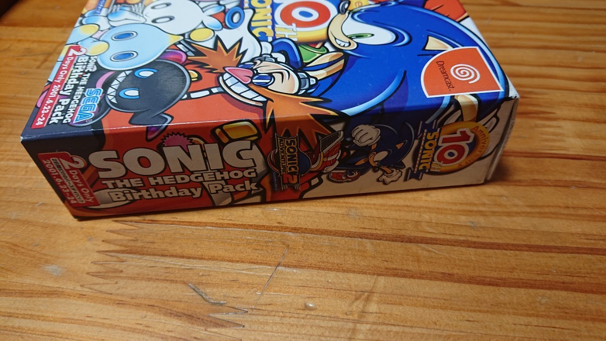 DC Sonic adventure 2 birthday pack new goods unopened including in a package possible 