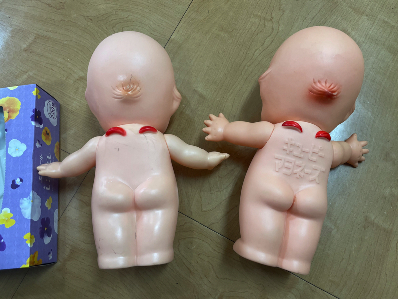 キューピー人形　昭和レトロ　キューピーちゃん　アンティーク　ソフビ人形　コレクション　日本製_画像3