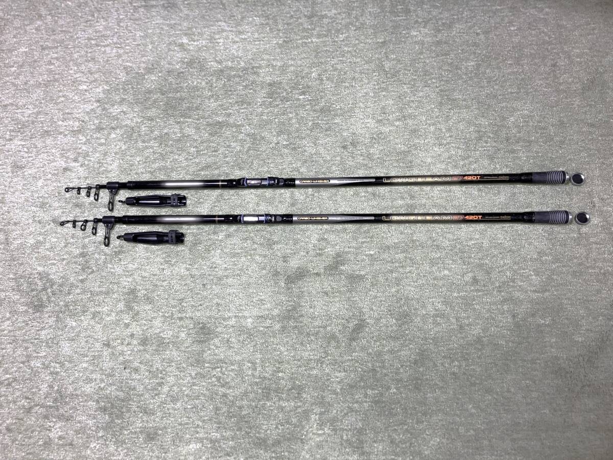 2本セット！ ダイワ カーボウィスカー ロングビーム 27-420T CARBO WHISKER LONG BEAM DAIWA section4 4本継の画像2