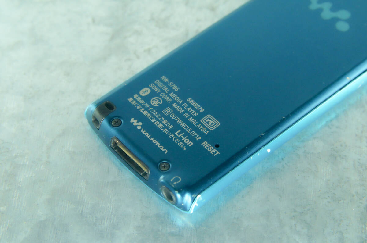 動作良好 SONY ウォークマン NW-S765 16GB Bluetooth バッテリー新品交換　送料無料　2011_画像7