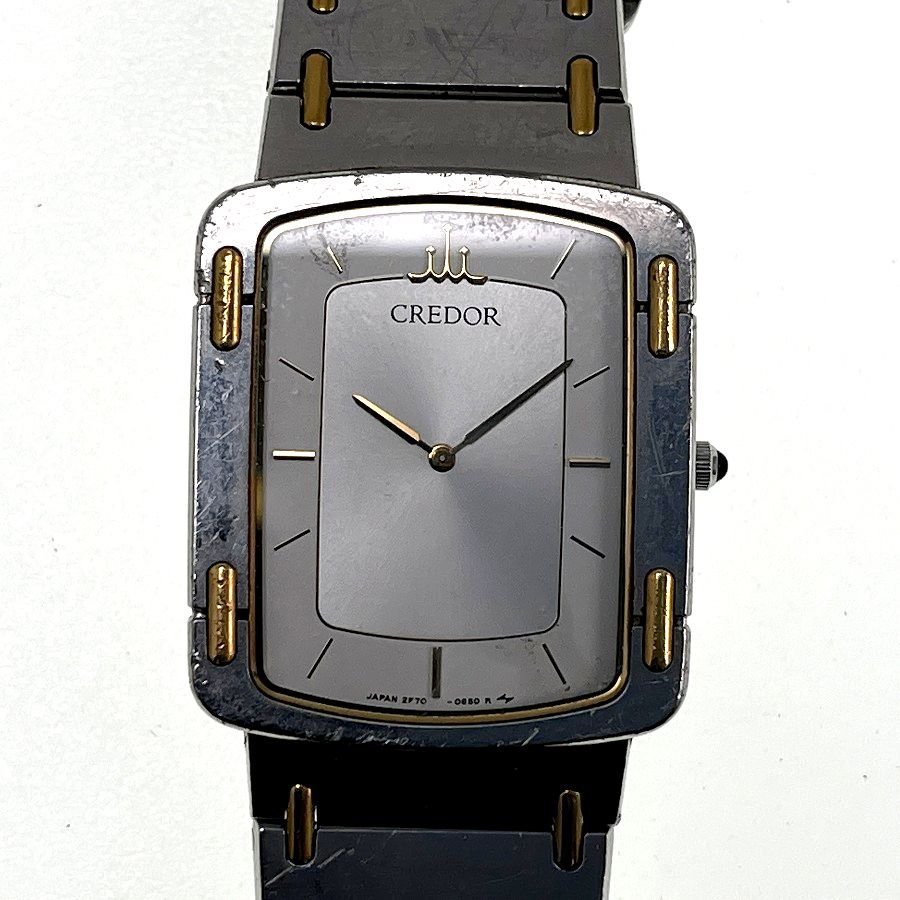 ジャンク SEIKO セイコー クレドール・ドルチェ クォーツ腕時計3点まとめて 一部K10ケース K18ベゼル 不動品[327806_画像5