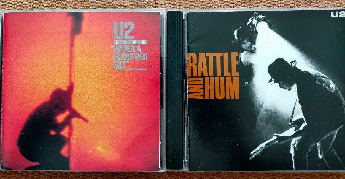 U2 ライブ盤  2枚 「ブラッド・レッド・スカイ 四騎」「魂の叫び」