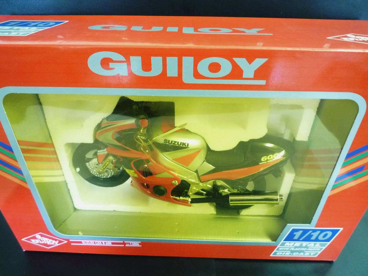 ギロイ 1/10 　スズキ　GSX-R 600 　 SUZUKI　 GSX R900 　 Guiloy　ビッグスケール　☆メタルダイキャスト _画像8