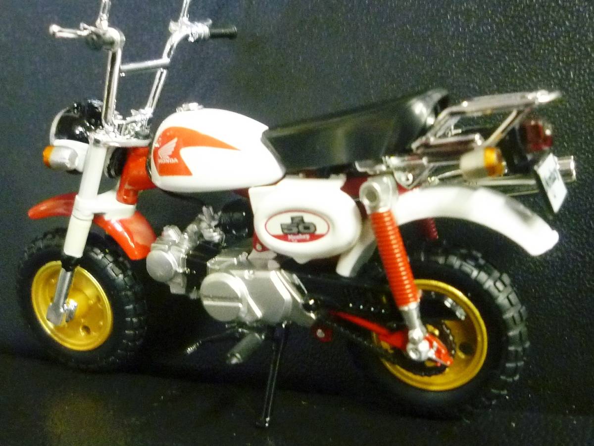 1/20 ホンダ モンキー HONDA Z50J SPタケガワ・ カスタム仕様 CB1100Rスペシャルカラー 本田技研ライセンス商品 2002 アオシマ文化教材社_画像6