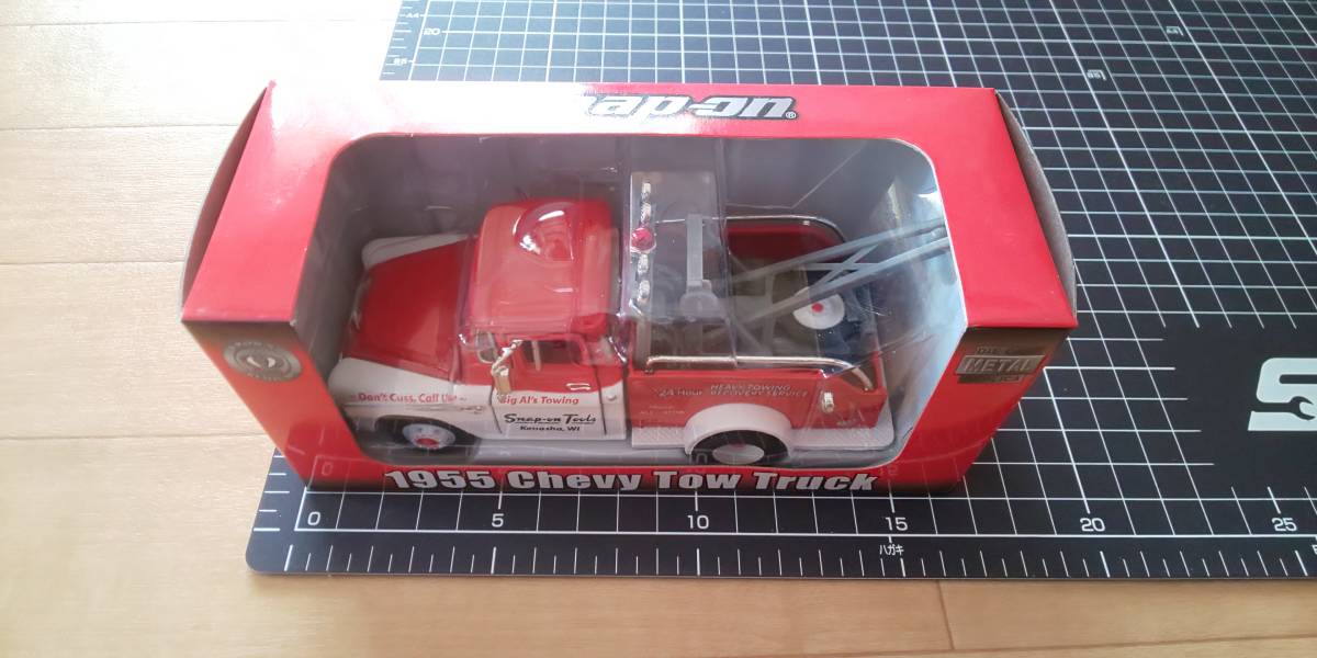 ★スナップオン 1/38ダイキャストミニカー 1955 Ｃhevy Tow Truck★Snap-on Crown Premiumsの画像1
