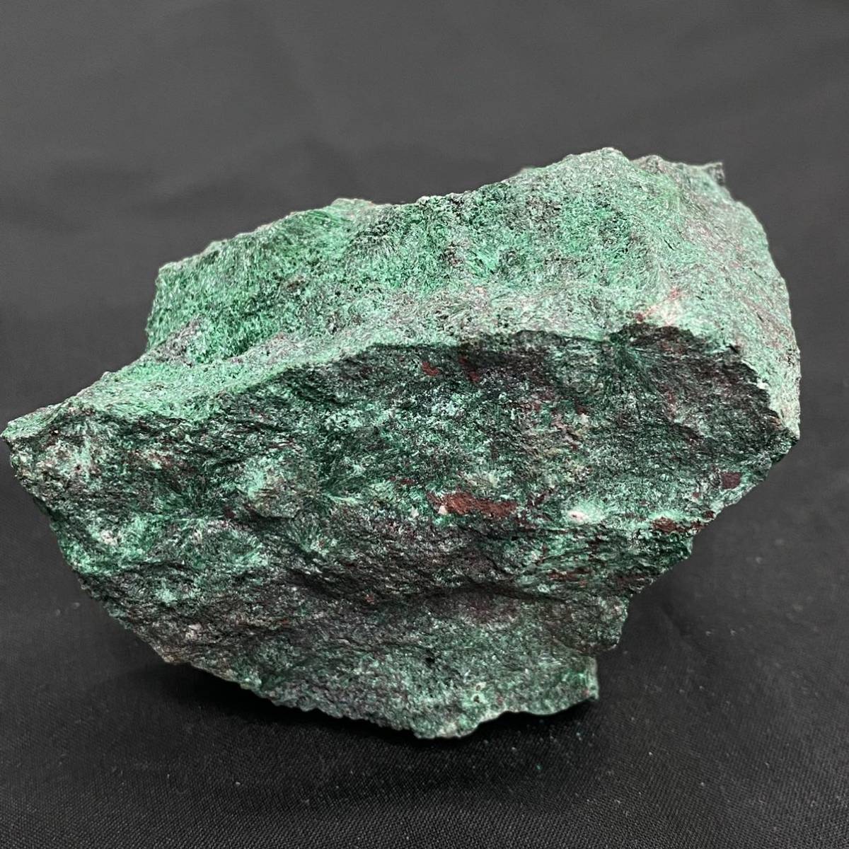 858 鉱石 原石 天然石 MALACHITE 孔雀石 マラカイト 253g CuCO3・Cu(OH)2 アリゾナ州 U.S.A. 鉱物_画像7