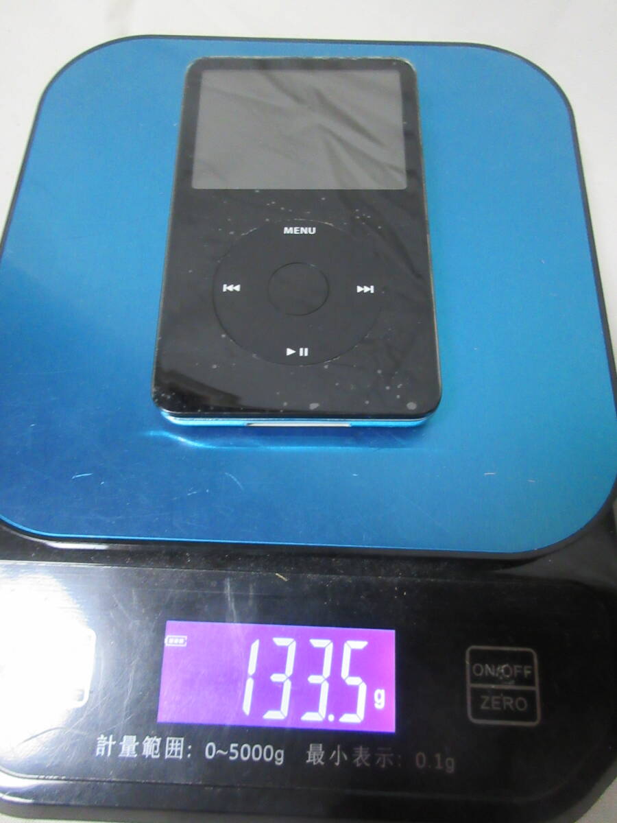 ◆ Apple/アップルiPod 30GB Model:A1136 ブラックカラー 本体のみ ジャンク_画像6