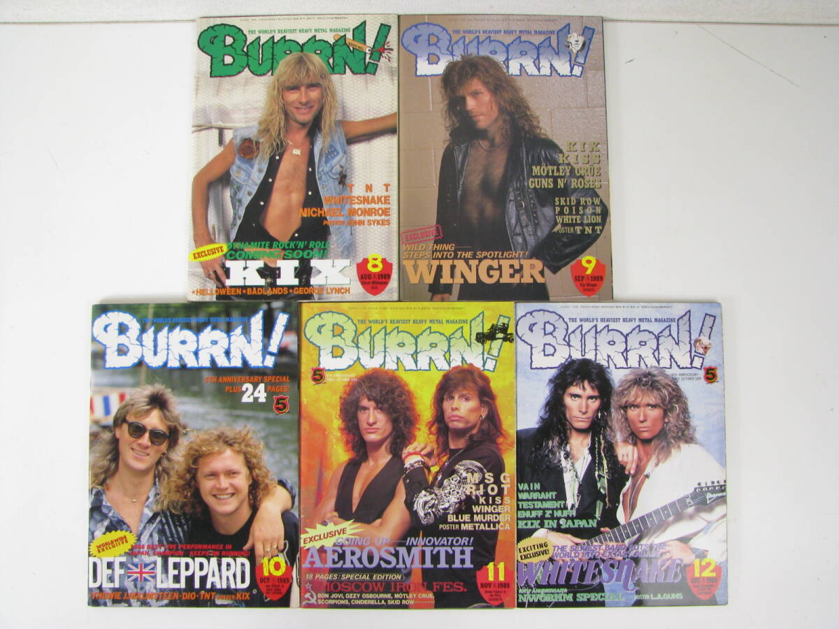 BURRN! 1986年～1989年 20冊 / DURAN DURAN関連本 3冊  計23冊の画像3