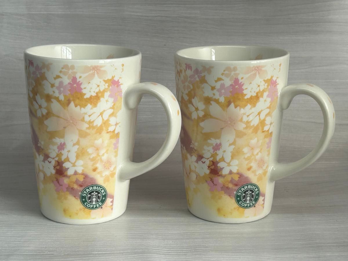 【未使用・希少！】スタバ　SAKURA2006 マグ　2006年限定　2個セット STARBUCKS ペアマグカップ