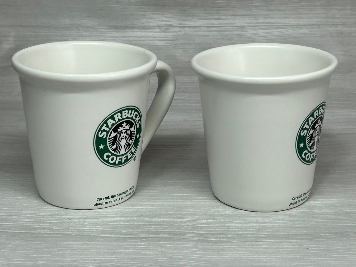 【未使用品】スターバックス デミタスカップ デミカップ エスプレッソ　2個セット STARBUCKS 旧ロゴ