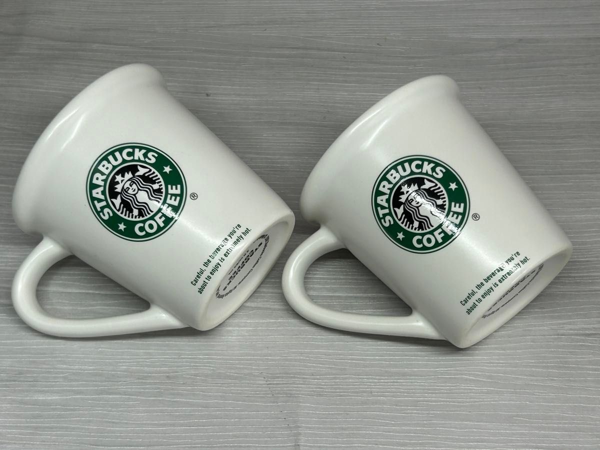 【未使用品】スターバックス デミタスカップ デミカップ エスプレッソ　2個セット STARBUCKS 旧ロゴ