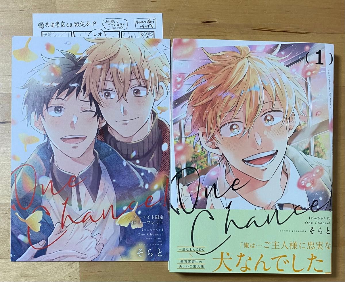 One Chance! 　そらと　ワンチャンス！　漫画本　リーフレット