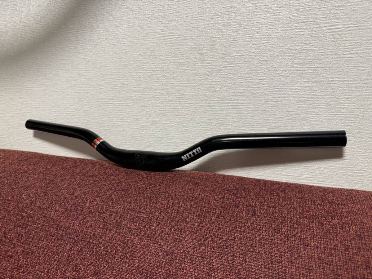ライザーバー NITTO b809 wide riser bar black 585mmカット 31.8mm ハンドルバー
