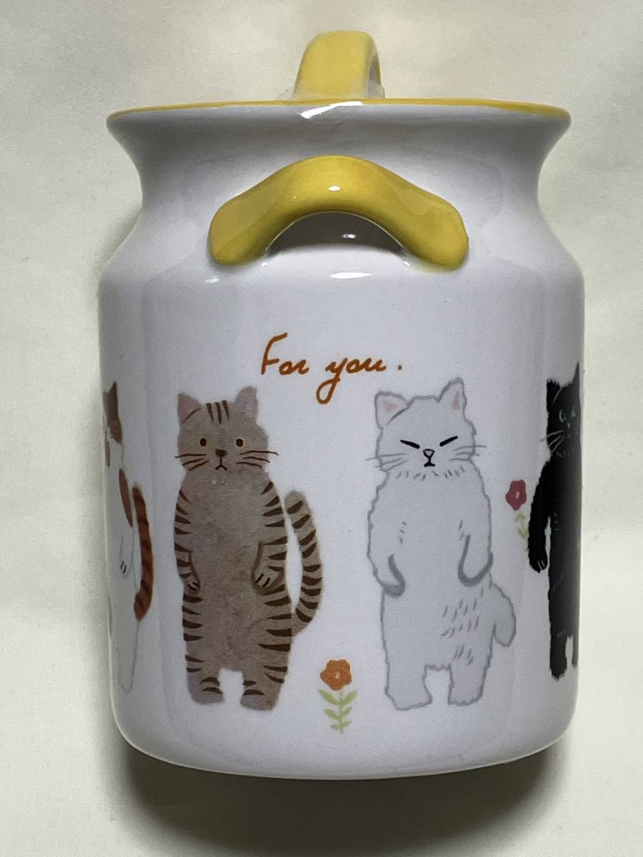 カルディ キャットキャニスター（キャンディ入） ネコの日 猫の日 KALDI 密閉容器 陶器製 キャニスター 保存容器 新品未開封_画像3