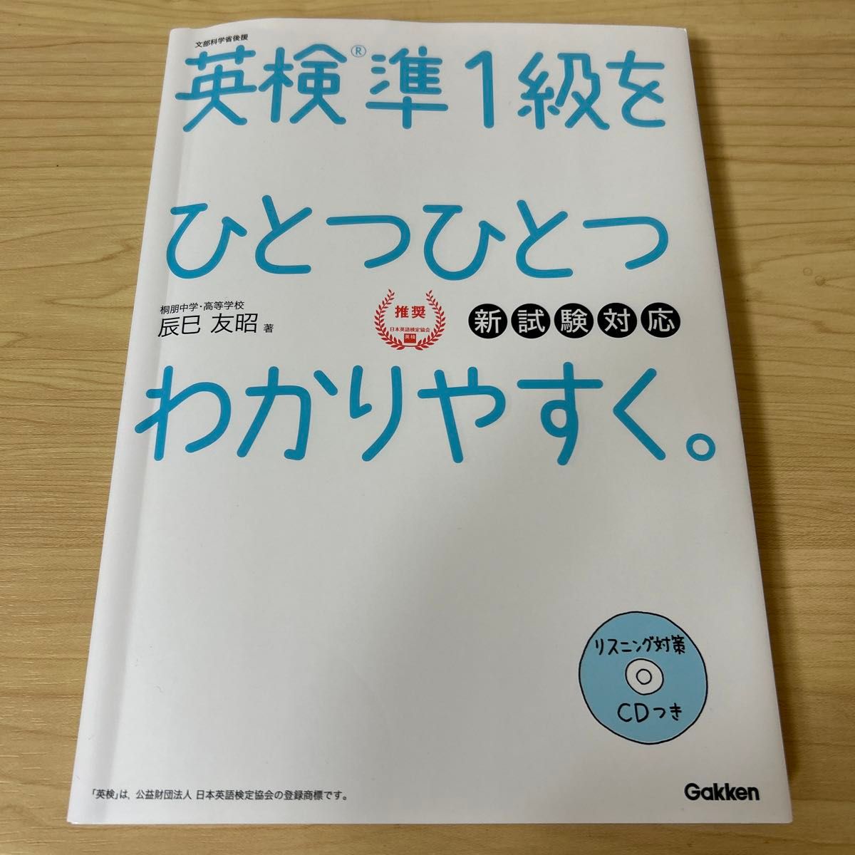 英検準１級をひとつひとつわかりやすく。　文部科学省後援 辰巳友昭／著