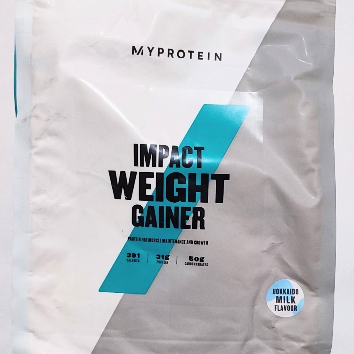 MYPROTEIN IMPACT WEIGHT GAINERマイプロテイン インパクト ウェイトゲイナー北海道ミルク　1Kg　ウエイトゲイナー　_画像2