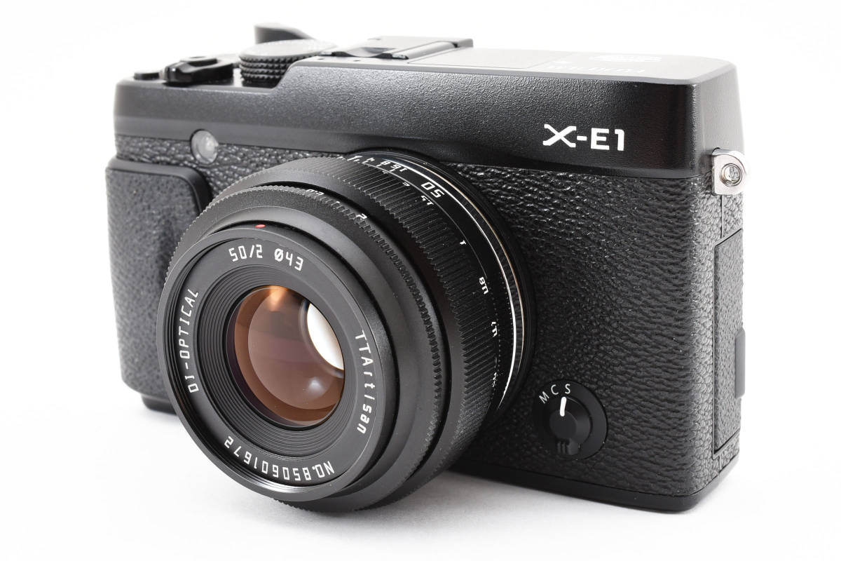 ◆超美品◆ FUJIFILM X-E1 TTartisan 50mm F2 レンズセット フジフィルム ミラーレス一眼レフカメラ #2049_画像2